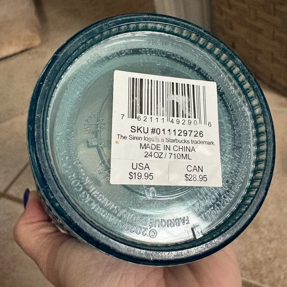 Starbucks Iridescent Mermaid Scale Tumbler Cup - Venti 24oz Spring 2022